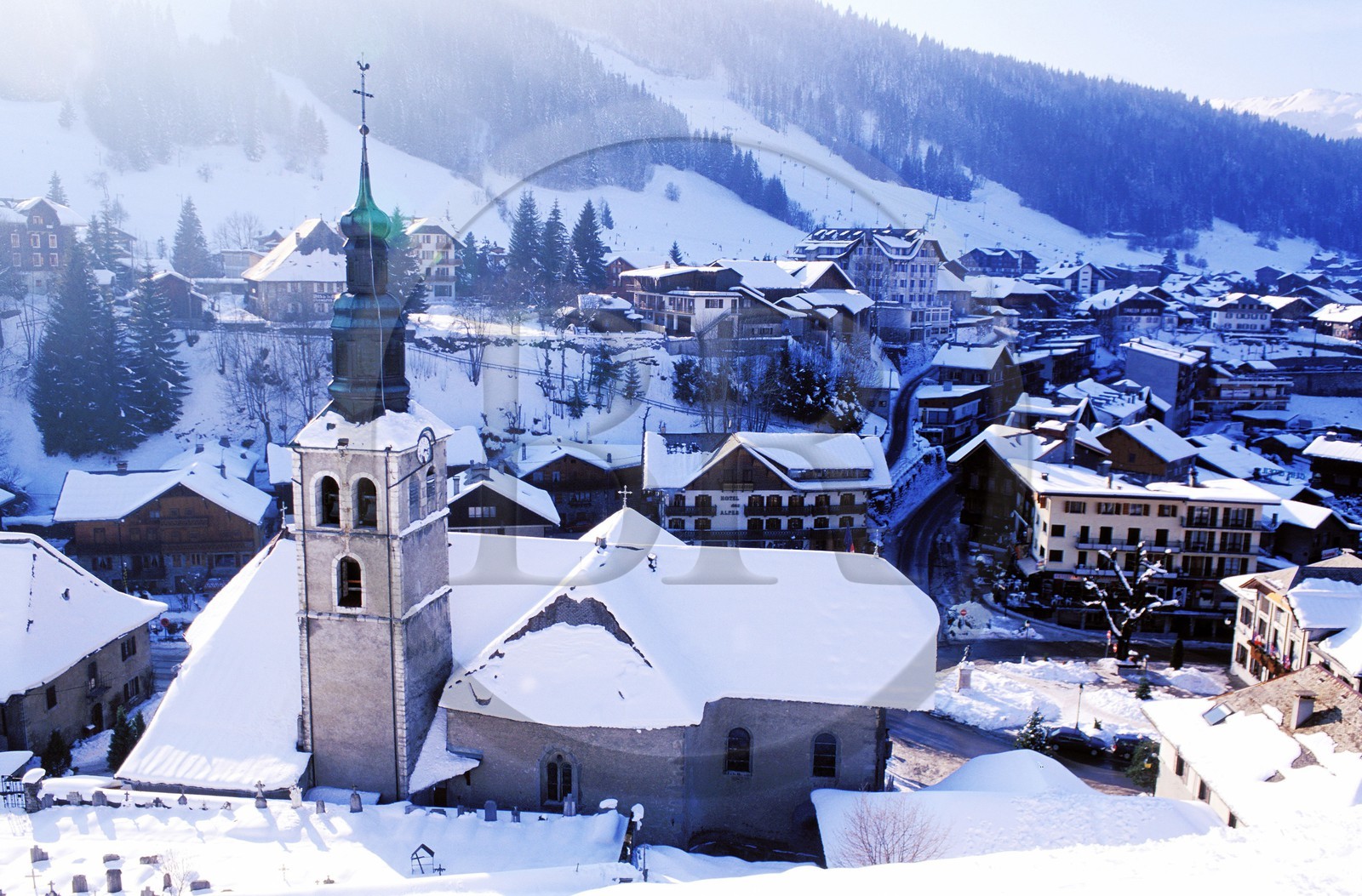 France, Haute Savoie, Morzine ski resort