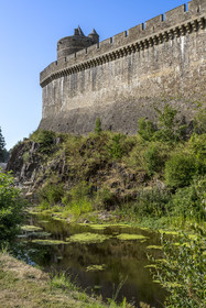 France, Ille-et-Vilaine (35), Fougères, le château-fort du XIIe siècle