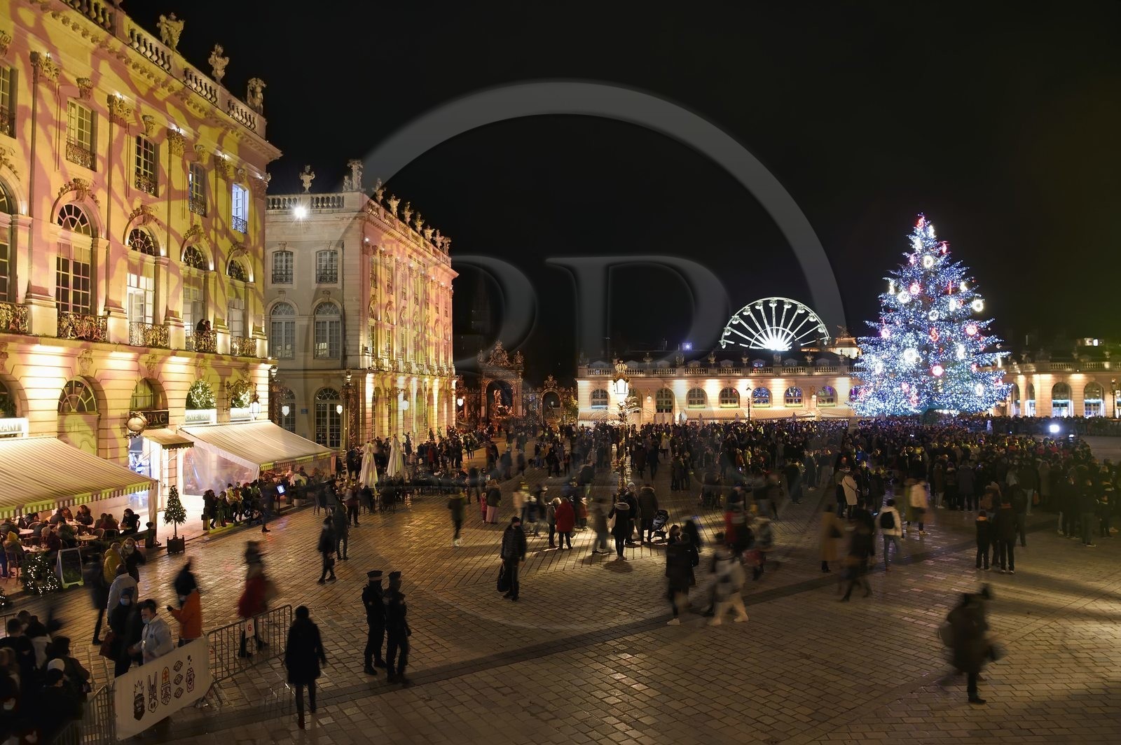 France, Meurthe-et-Moselle (54), Nancy, place Stanislas (ancienne Place Royale) lors de la fête de la Saint-Nicolas, classée Patrimoine Mondial de l'UNESCO