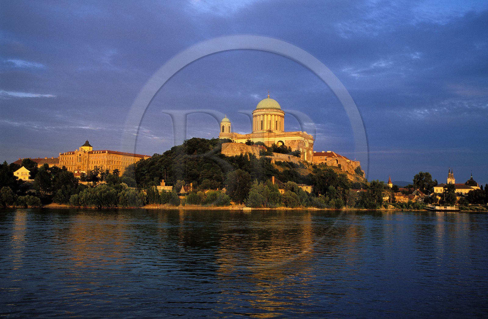 Hungary, Komarom-Esztergom county, Esztergom and the basilica (the biggest in the country)