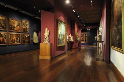 Portugal, région du Minho, Guimaraes, ville classée Patrimoine Mondial de l' UNESCO, musee Alberto Sampaio dans l'ancien couvent de Nossa Senhora Da Oliveira