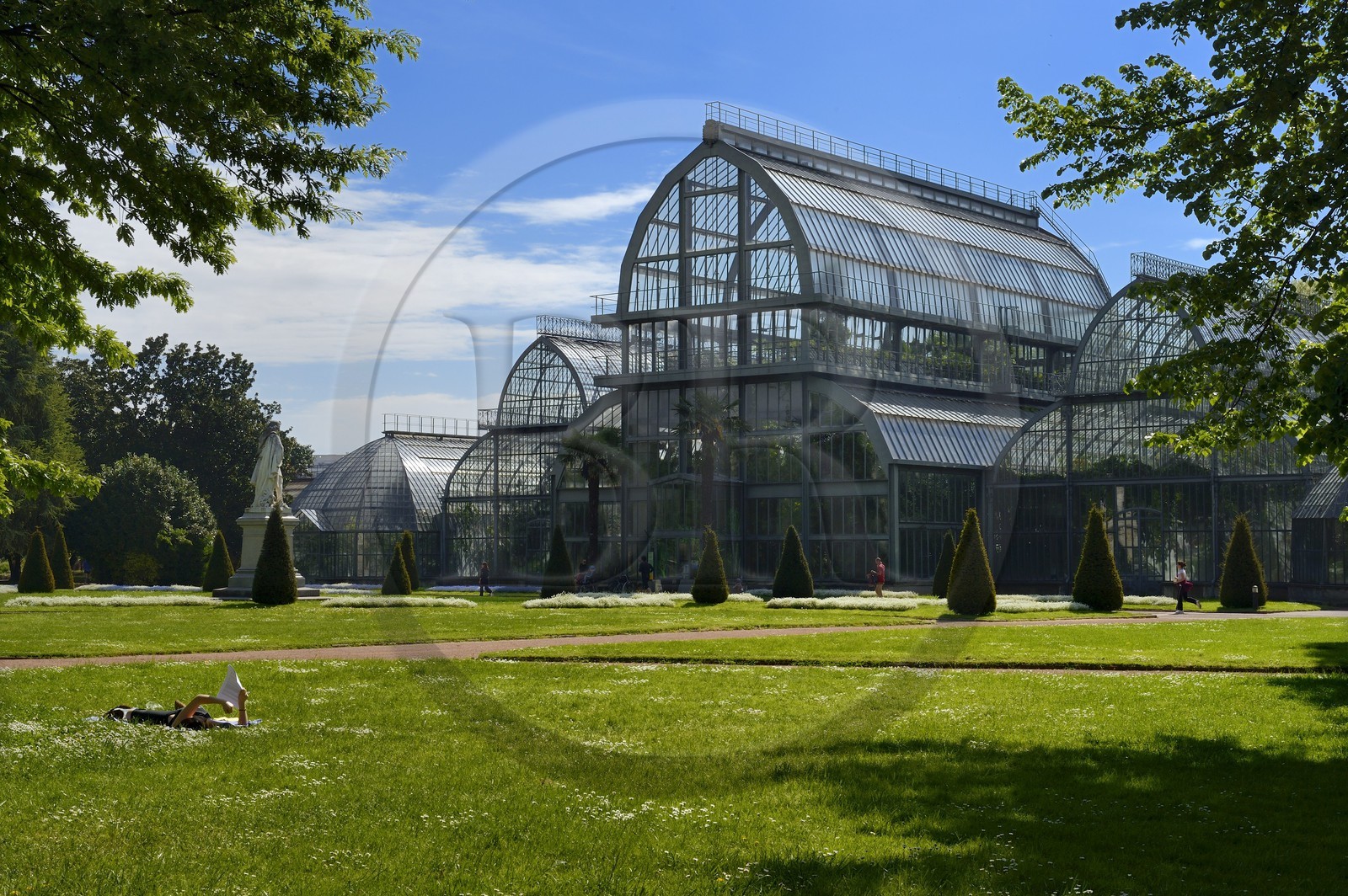 France, Rhône (69), Lyon,  le parc de la Tête d' Or, la grande Serre