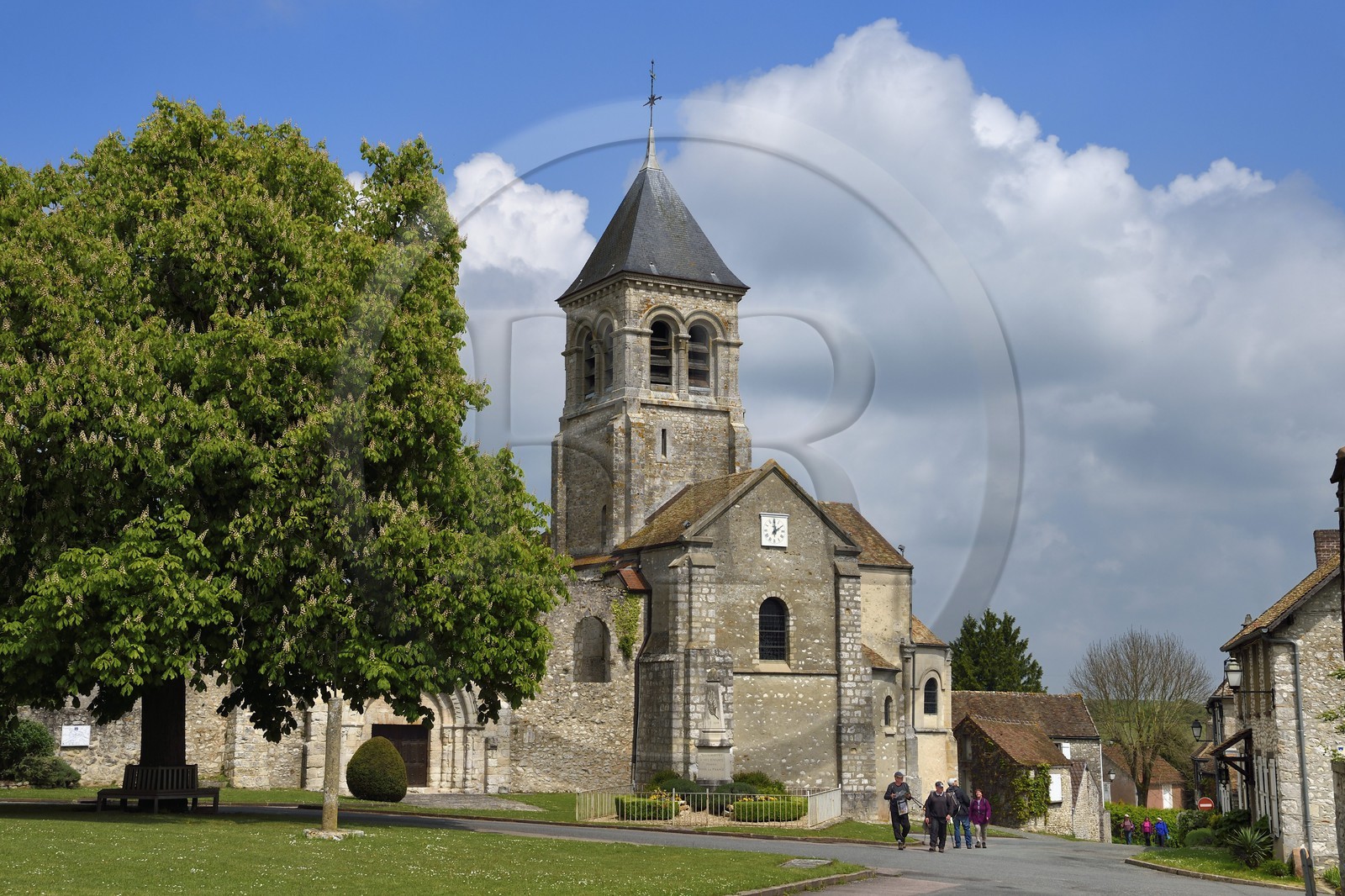France, Yvelines (78), Montchauvet, l'église Sainte Marie-Madeleine