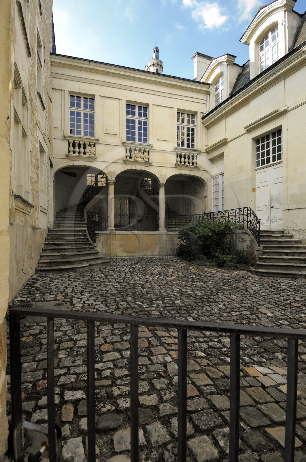 France, Indre et Loire, Loire Valley listed as World Heritage by UNESCO, Chinon, mansion in rue Voltaire