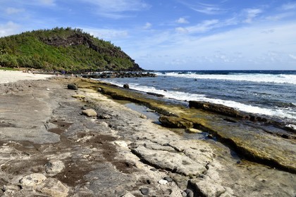 France, Ile de la Reunion, Petite-Ile sur la côte sud, plage de Grand-Anse