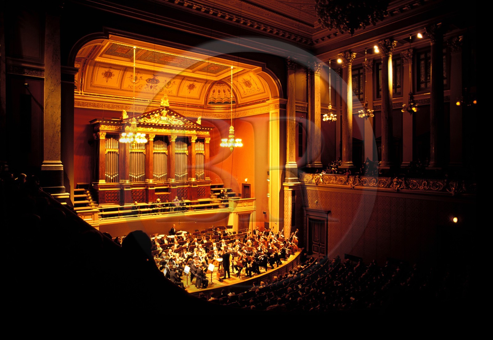 Czech Republic, Prague, the Rudolfinum concert hall and the Czech philharmonic orchestra