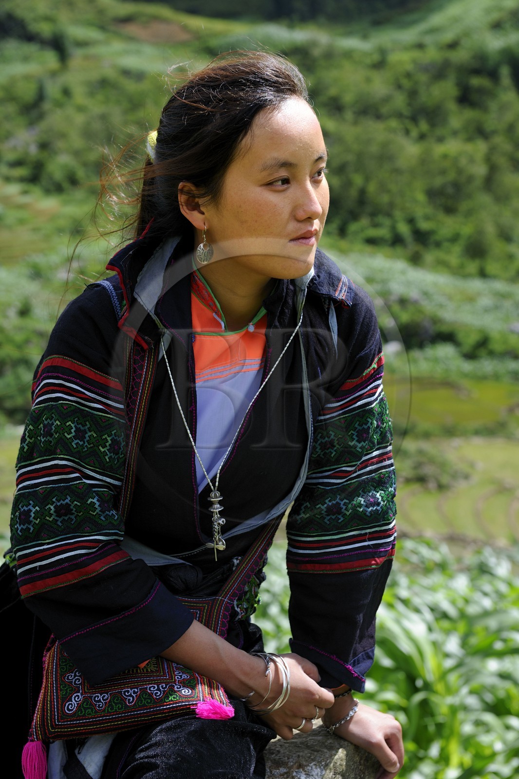 Vietnam, province de Lao Cai, région de Sapa, la minorité Hmong Noir