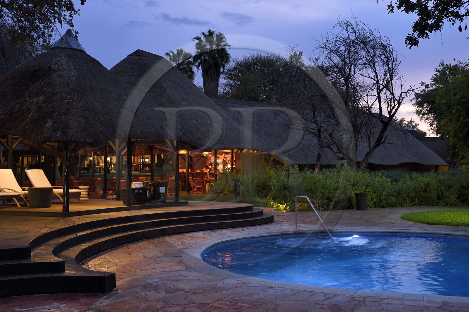 Namibie, région de Oshikoto, Mokuti Etosha Lodge