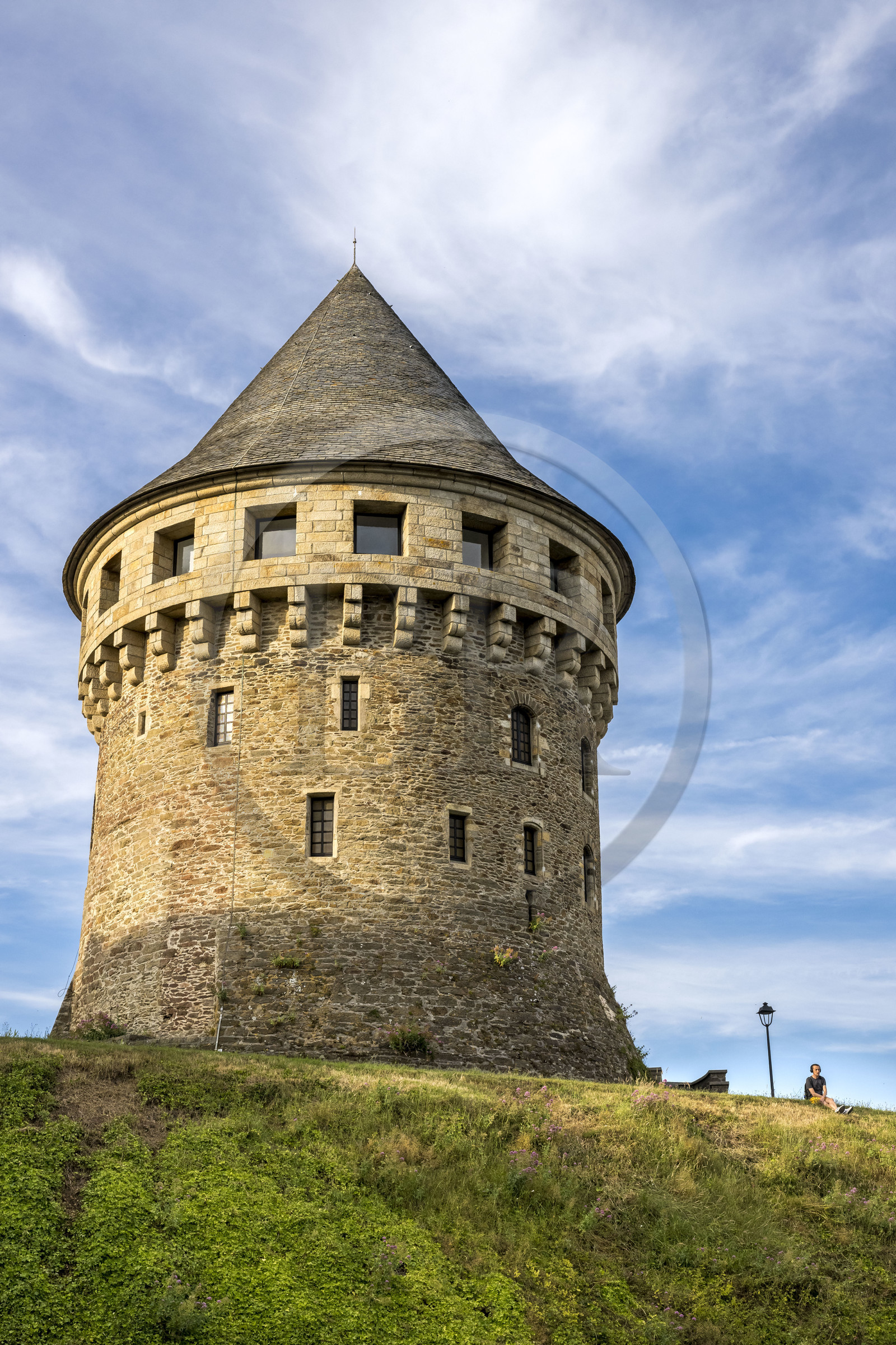 France, Finistère (29), Brest, quartier Recouvrance, la Tour de la Motte-Tanguy