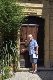 France, Var, the Dracenie, village de Tourtour, labelled Les Plus Beaux Villages de France (The Most Beautiful Villages of France), Jean Dauphin owner of the old castle from the 12th century transformed into a dwelling