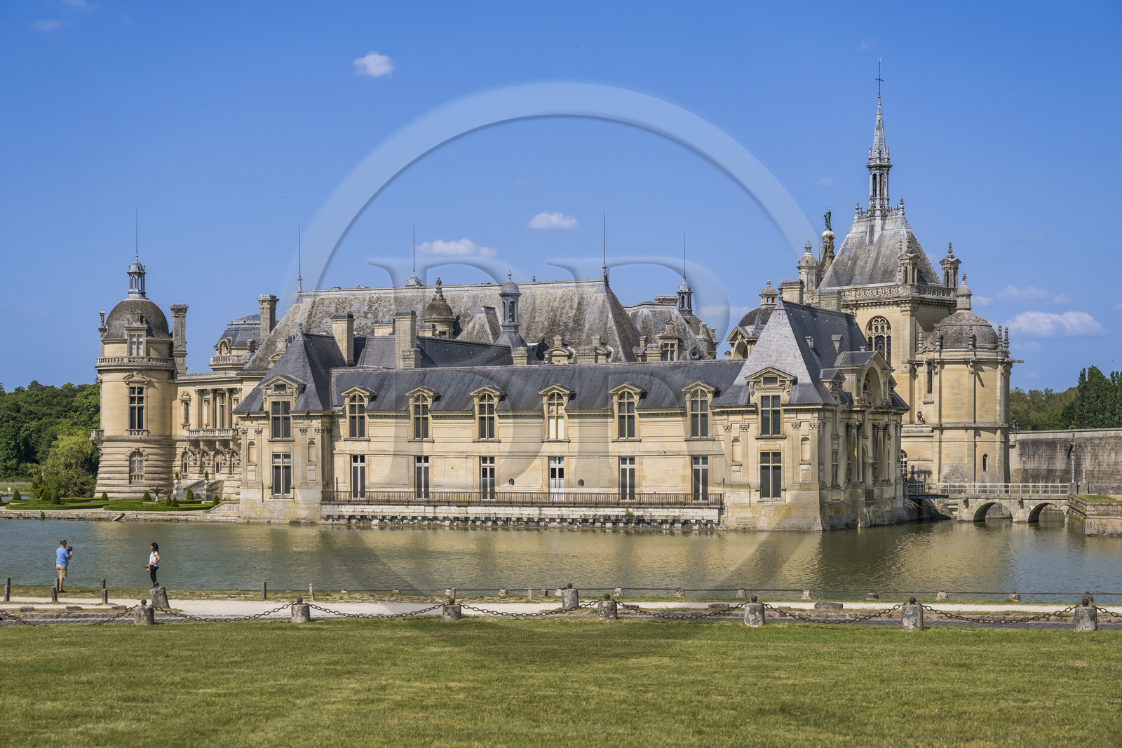 France, Oise (60), Chantilly, le chateau de Chantilly,