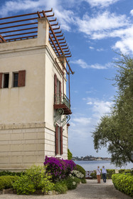France, Alpes-Maritimes (06),  France, Alpes Maritimes (06), Beaulieu sur Mer, villa Kerylos de style neo-grec construite en 1908 par architecte Emmanuel Pontremoli