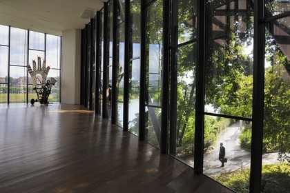 Suisse, Bâle, musée Tinguely de l'architecte Mario Botta