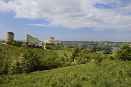 France, Eure (27), Les Andelys, Château-Gaillard, forteresse du XIIe siècle construite par Richard Coeur de Lion