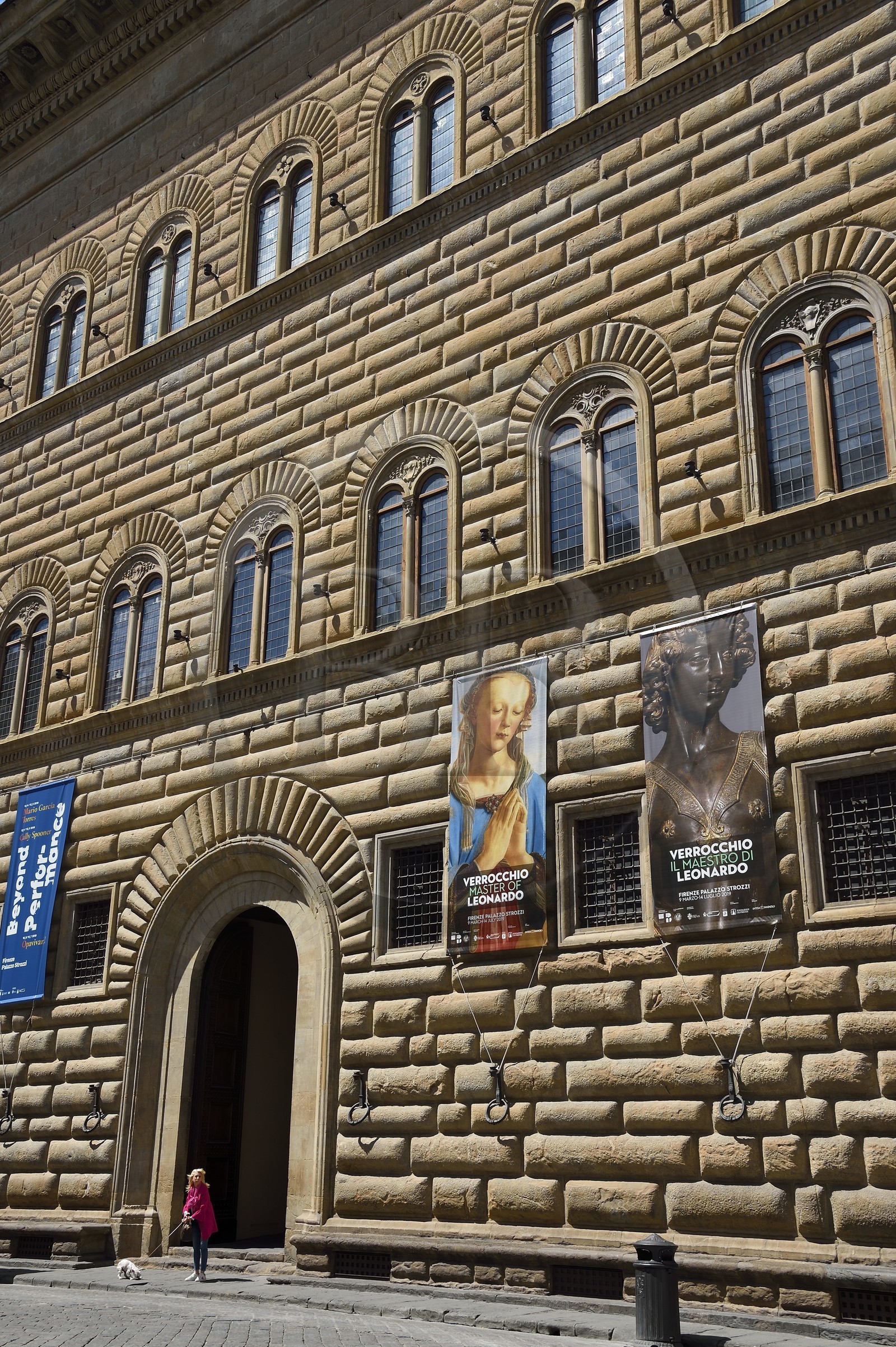 Italie, Toscane, Florence, centre historique classé Patrimoine Mondial de l'UNESCO, le palais Renaissance Palazzo Strozzi