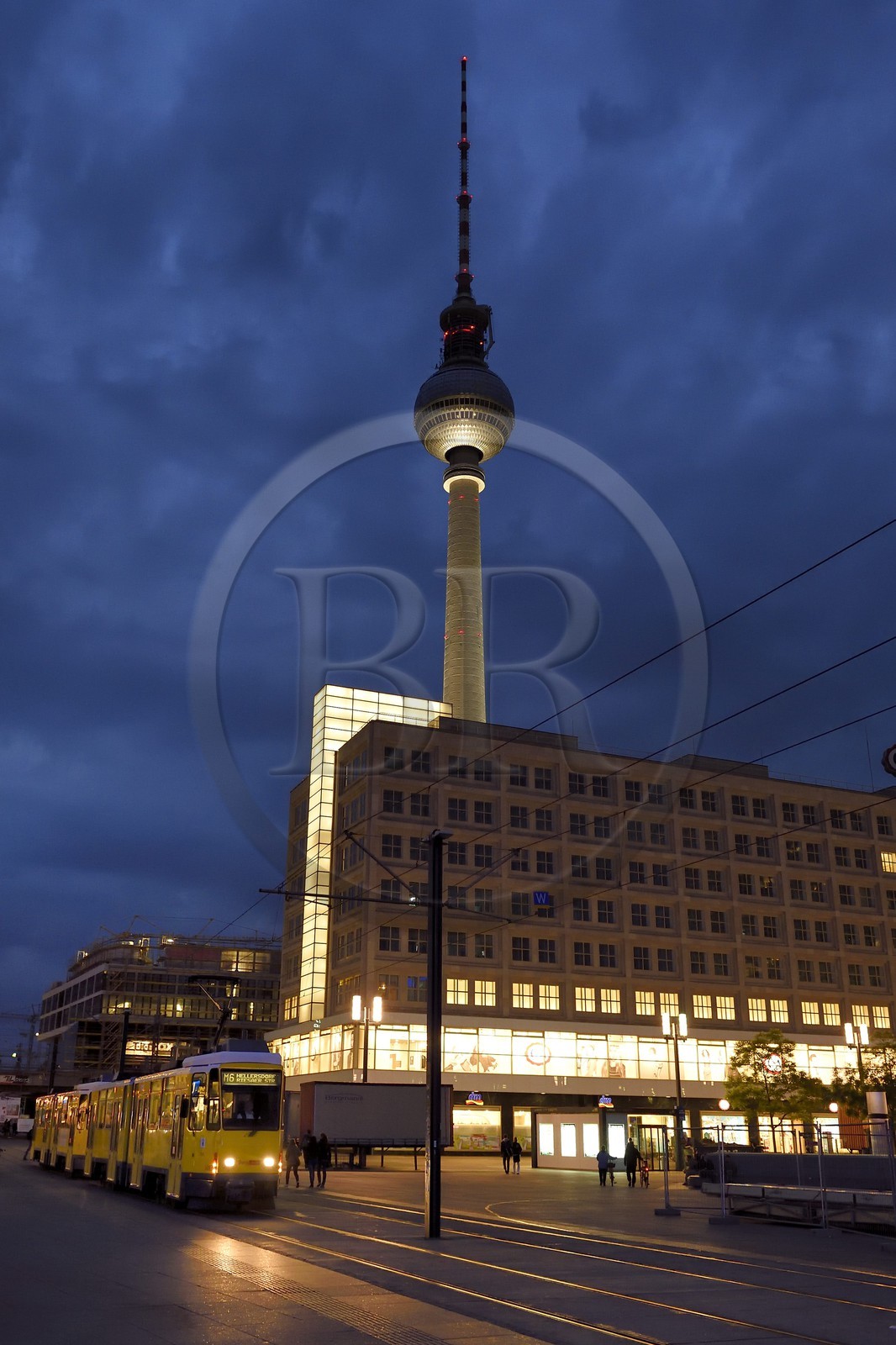 Germany, Berlin, Berlin-Mitte, Alexanderplatz and the TV tower