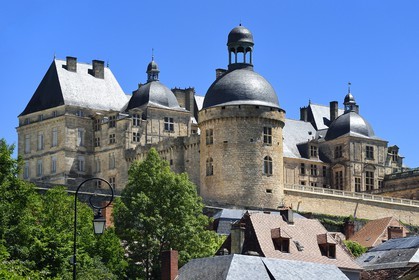 France, Dordogne (24), Périgord Noir, chateau de Hautefort