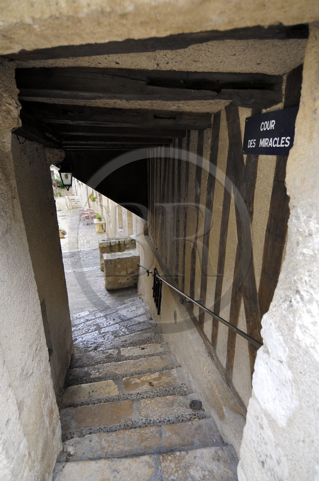 France, Loir et Cher (41), Blois, escalier de la cour des miracles
