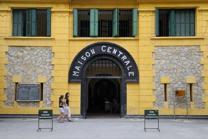 Vietnam. Hanoï, musée de la prison Hoa Lo (Hilton Hanoï) qui est l'ancienne prison centrale construite par les français