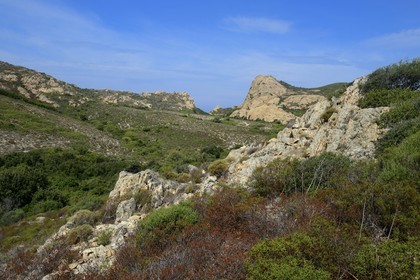 France, Haute-Corse (2B), Nebbio, désert des Agriates