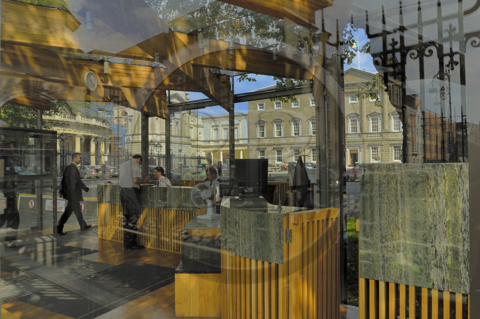 Republic of Ireland, County Dublin, Dublin, the Leinster Pavilions at the entrance of the National Museum and National Library (Bucholz McEvoy Architects)