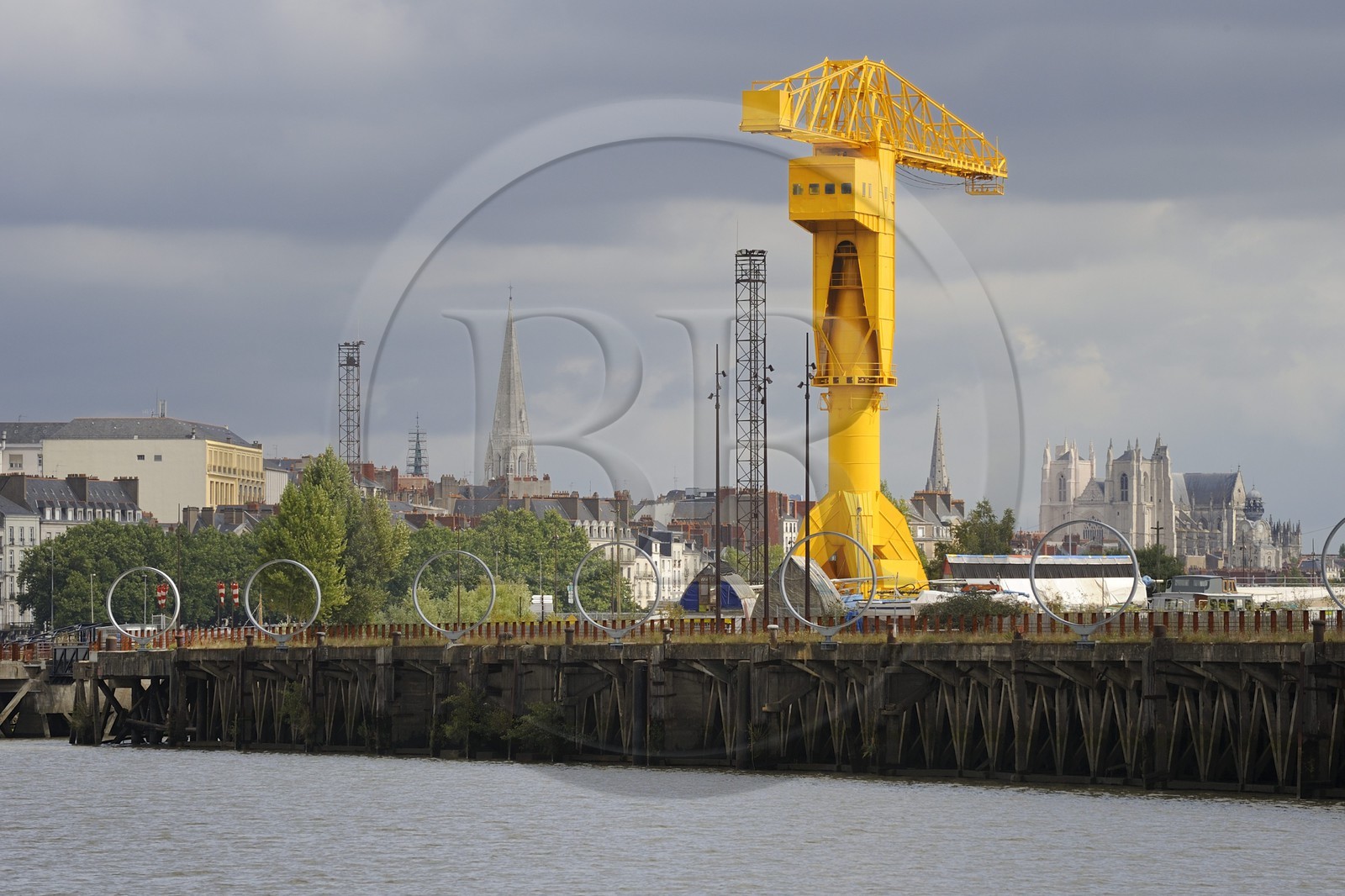 France, Loire-Atlantique (44), Nantes, l'Ile de Nantes, la grue Titan