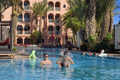 Maroc, Haut-Atlas, Marrakech, ville impériale, quartier Hivernage, Hotel Sofitel Marrakech Palais Imperial