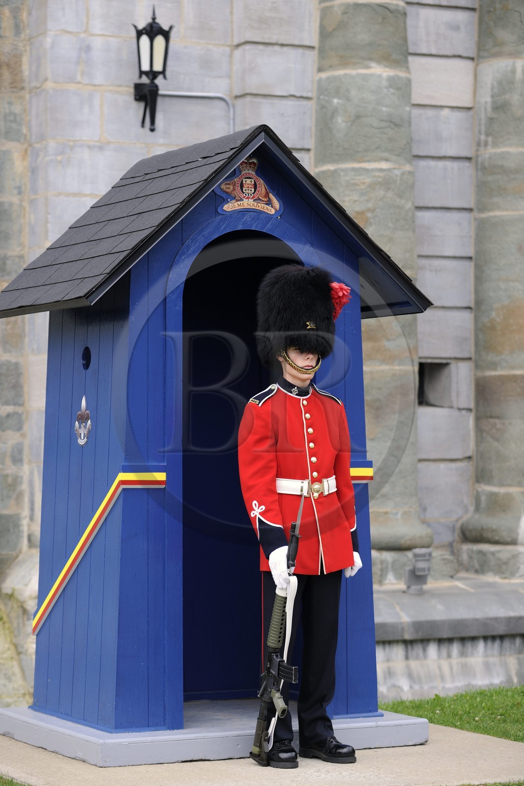 Canada, Province de Québec, la ville de Québec, la Citadelle, soldat montant la garde