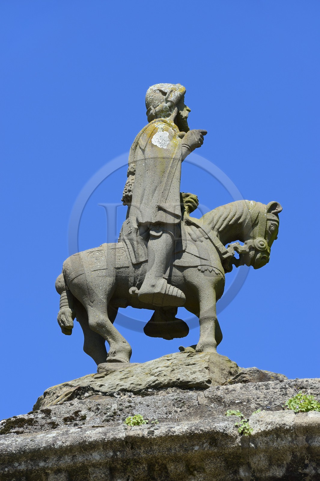France, Finistere, Pleyben, the calvary in the Parish close (enclos paroissial)