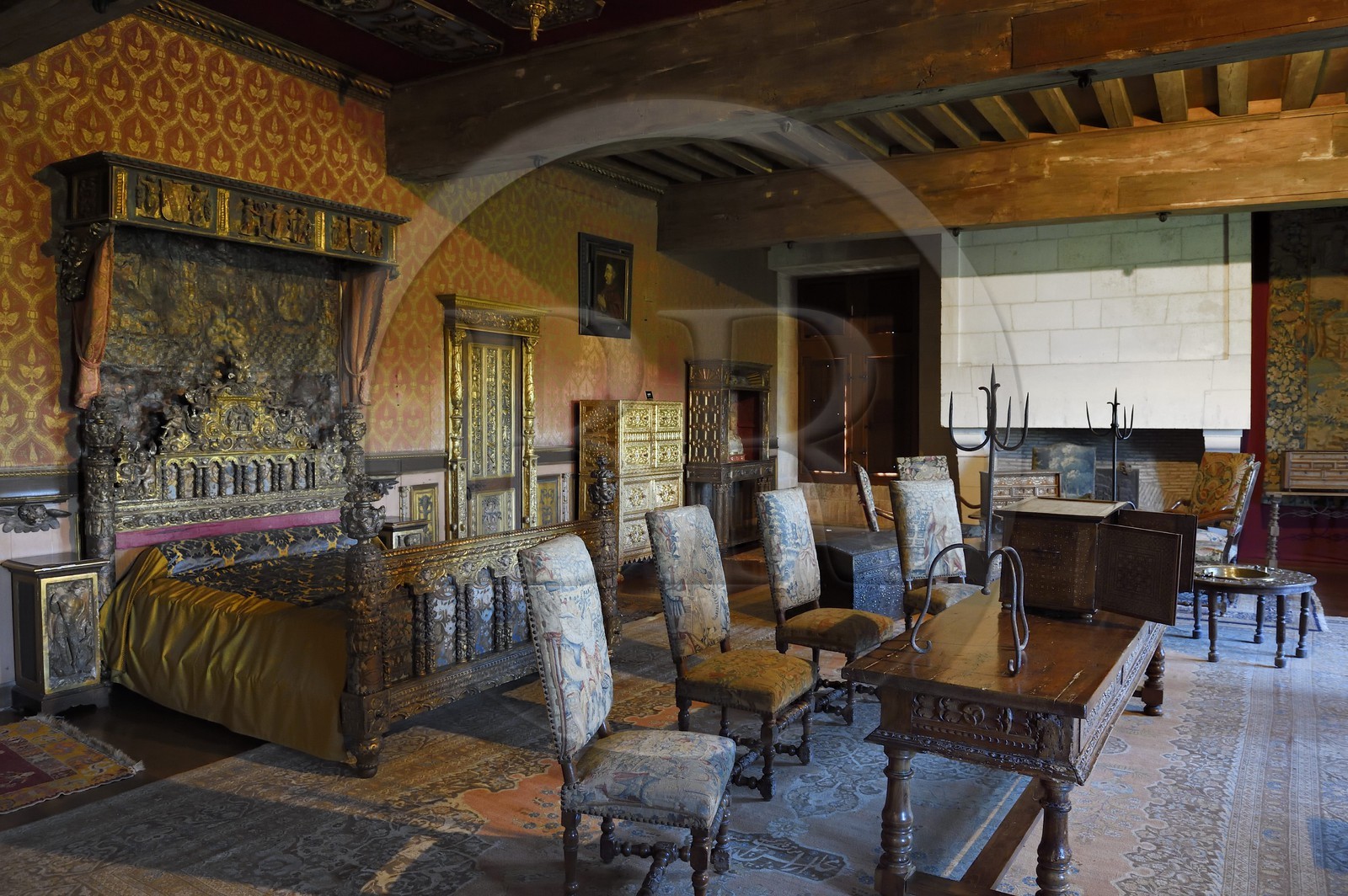 France, Dordogne (24), Périgord Vert, Bourdeilles, chateau de Bourdeilles, le chateau dit Pavillon Renaissance