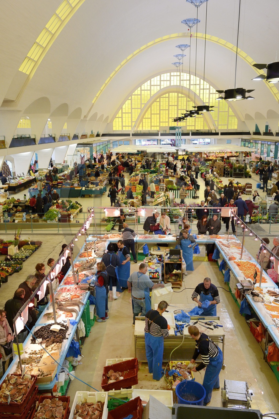 France, Marne (51), Reims, les halles du Boulingrin