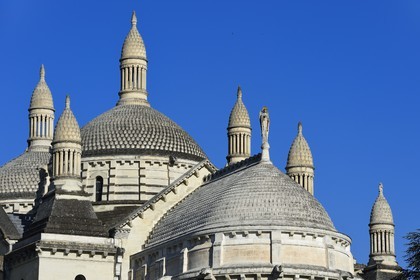 France, Dordogne (24), Périgord Blanc, Périgueux, Cathédrale Saint-Front, étape sur le chemin de Saint-Jacques-de-Compostelle site classé Patrimoine Mondial de l'UNESCO,