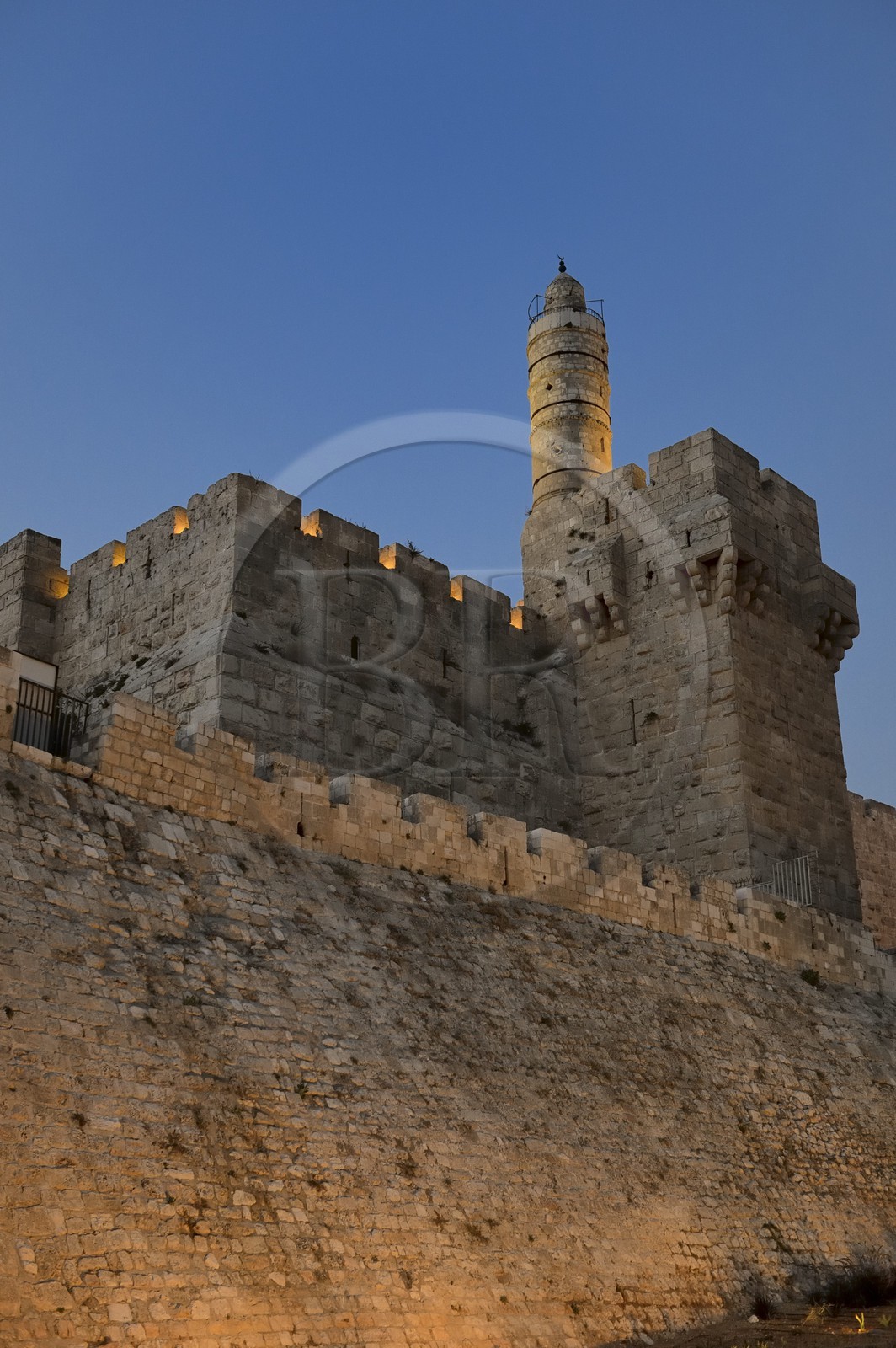 Israel, Jerusalem, holy city, the old town listed as World Heritage by UNESCO, the citadel near the Jaffa Gate, the David Tower