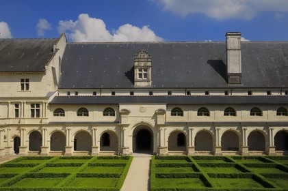 France, Maine et Loire, Loire Valley listed as World Heritage by UNESCO, Fontevraud l' Abbaye, Fontevraud Abbey, Sainte Marie Cloister