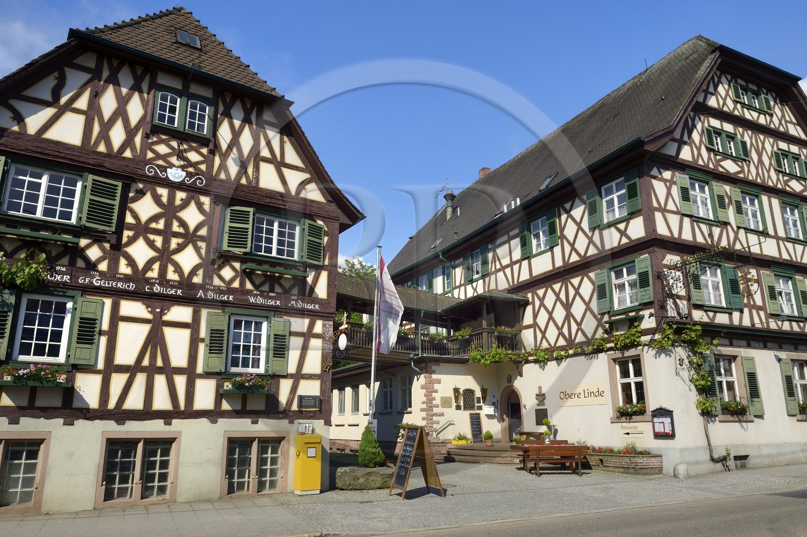 Germany, Baden-Wurttemberg, Oberkirch, restaurant on the main road