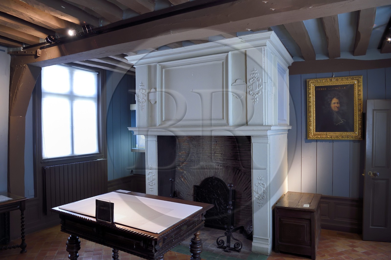 France, Seine Maritime, Petit Couronne near Rouen, Pierre Corneille museum, typical Norman manor with its half-timberings, it served as country house to the writer