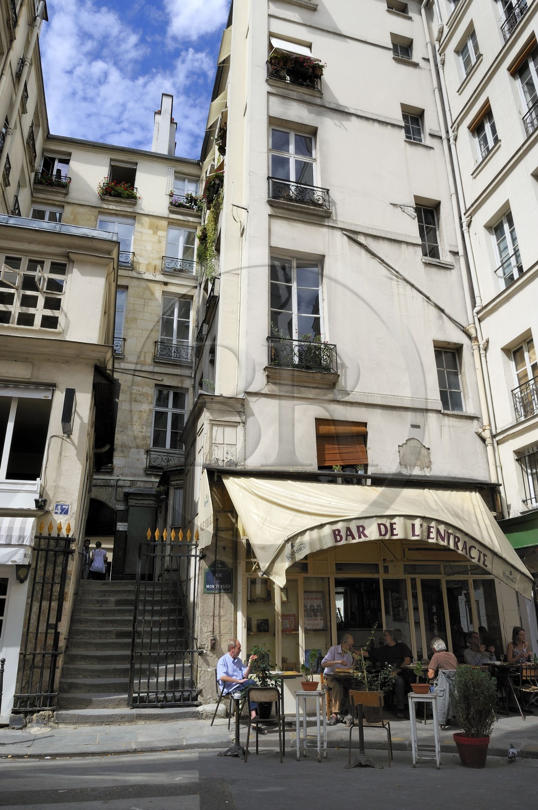 France, Paris (75), Passage du Beaujolais entre la rue de Richelieu et le théatre du Palais Royal