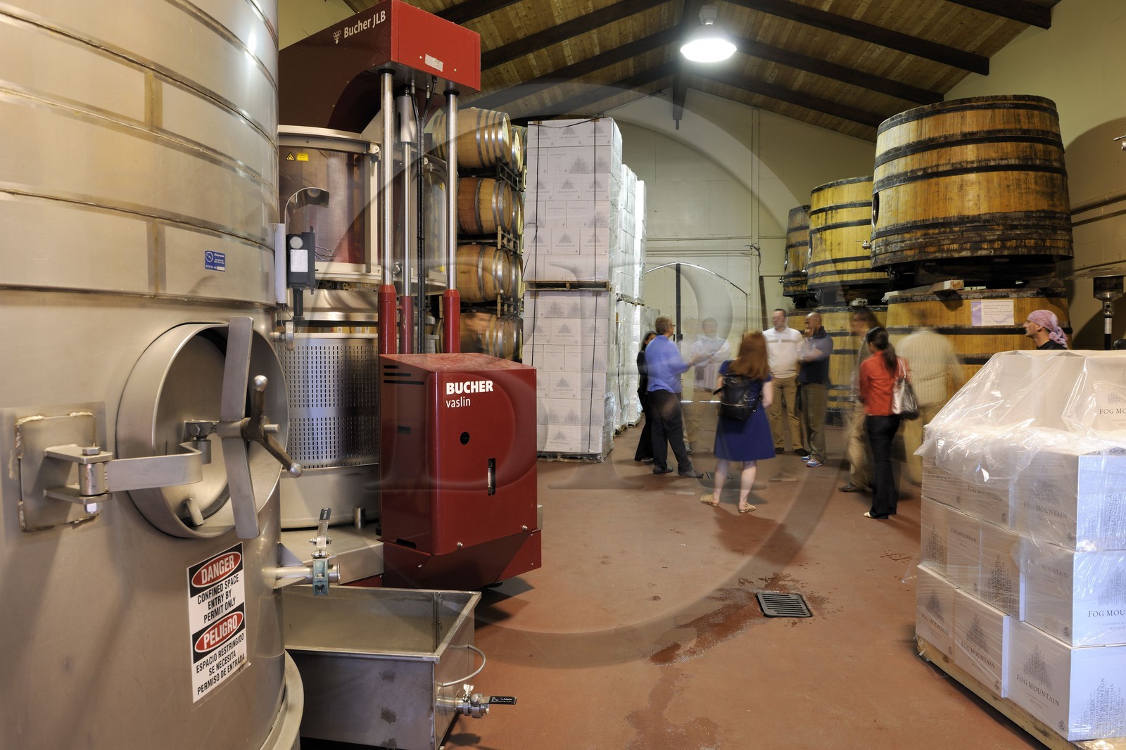 Etats-Unis, Californie, Russian Valley River, la propriété viticole de De Loach