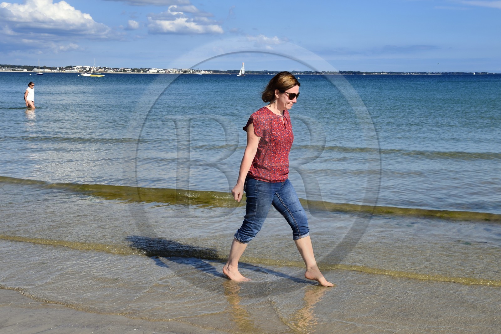 France, Finistere (29), Fouesnant, Cap Coz beach