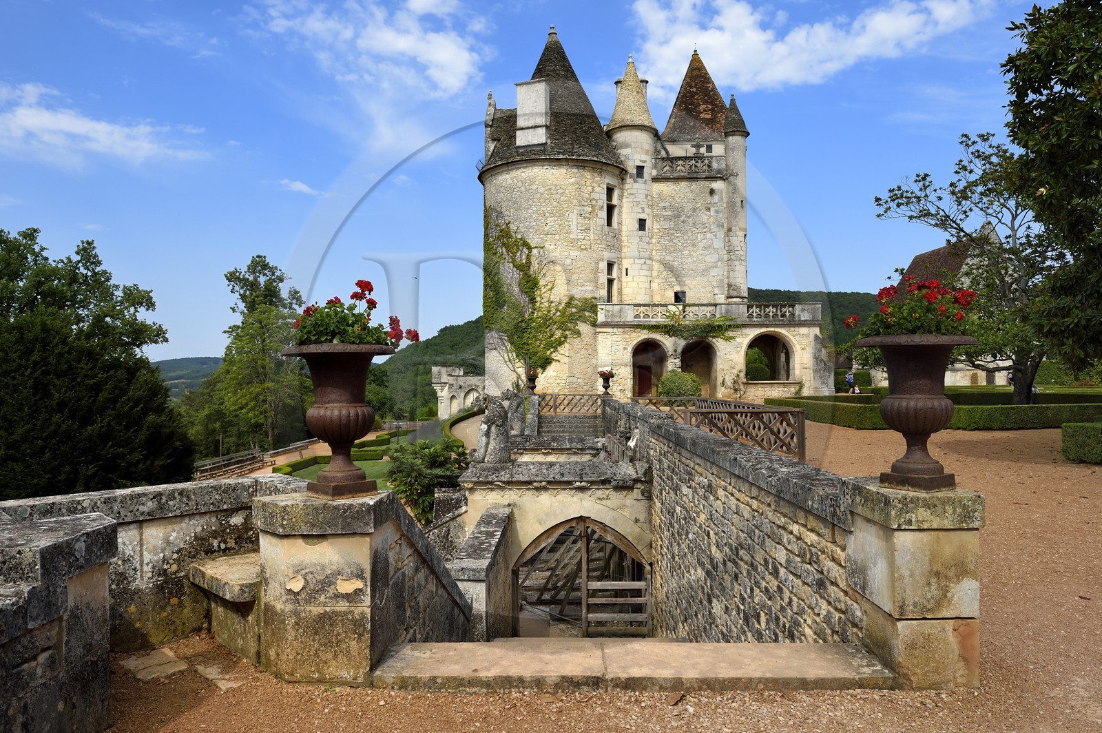 France, Dordogne (24), Périgord Noir, vallée de la Dordogne, Castelnaud-la-Chapelle, château des Milandes, ancienne demeure de Joséphine Baker