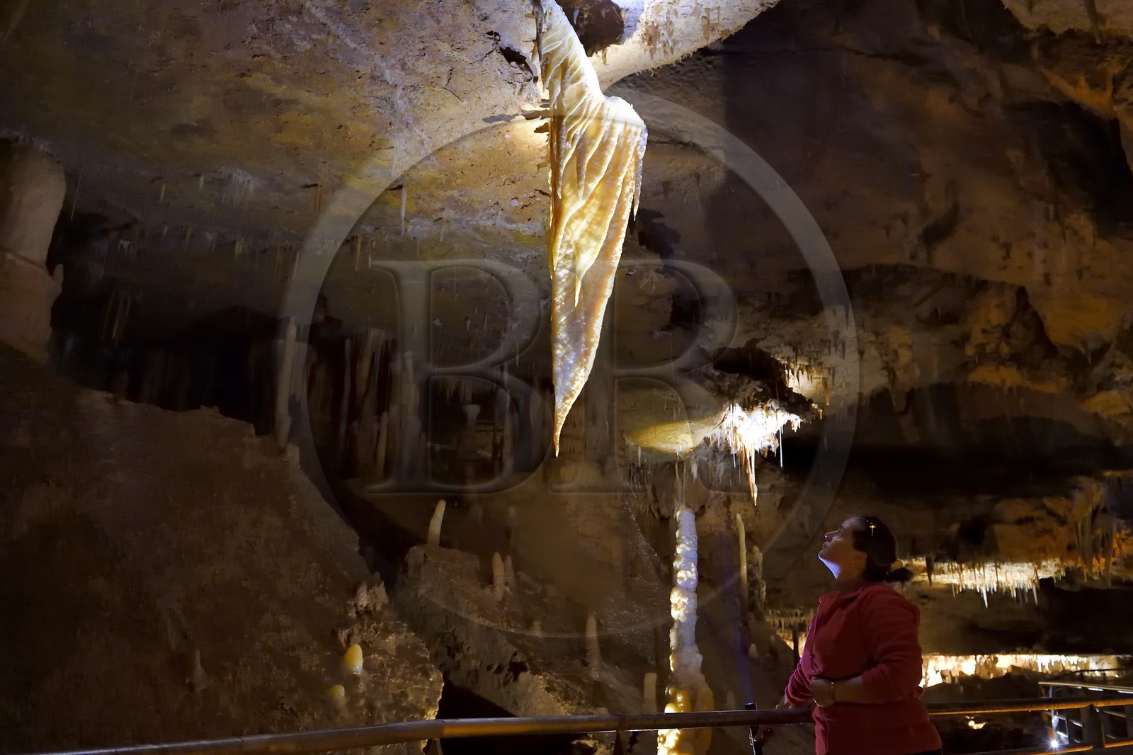 France, Dordogne (24), Périgord Noir, la grotte de Tourtoirac