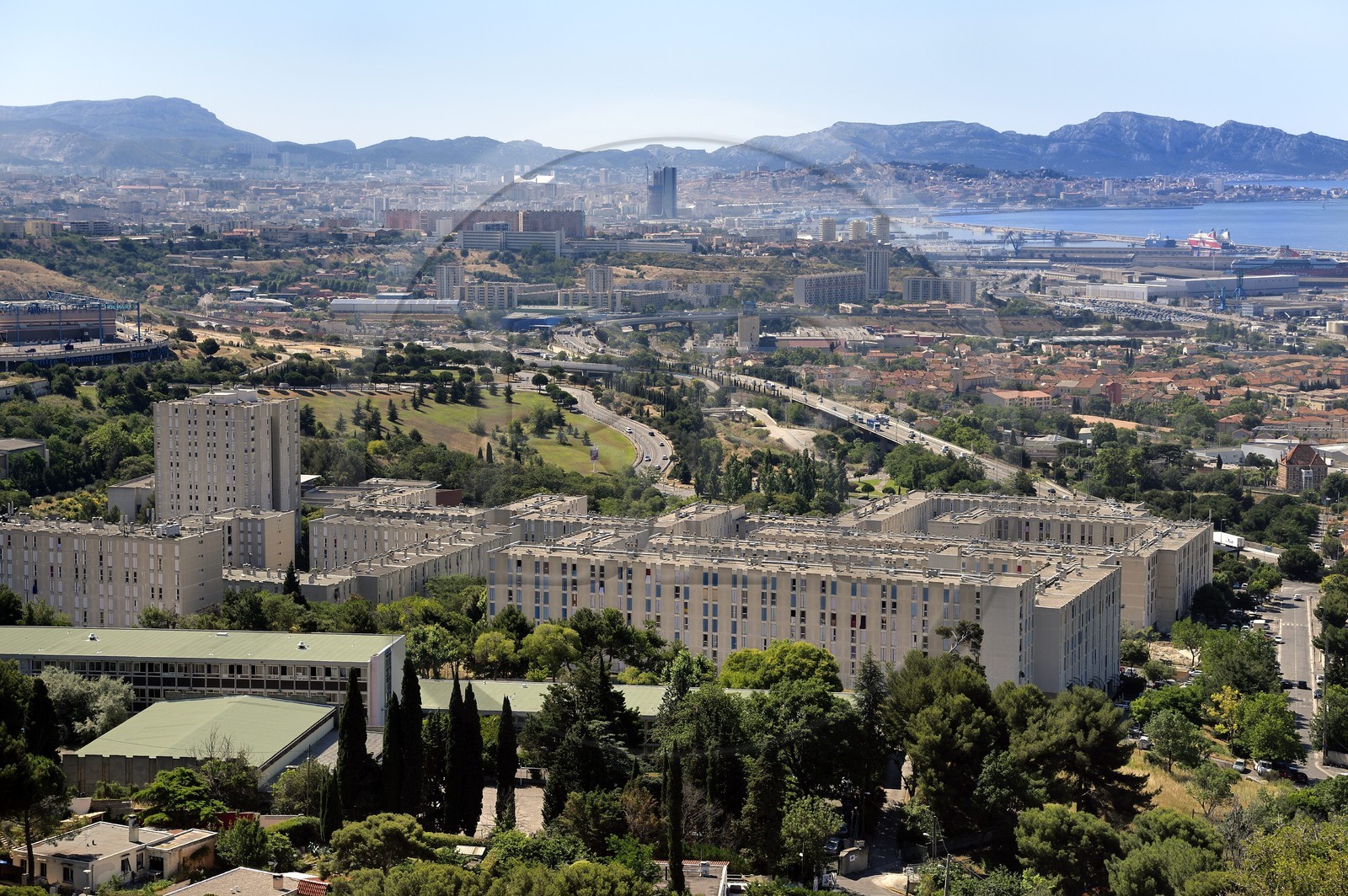 France, Bouches du Rhone, Marseille, North district, Cite Castellane public housing