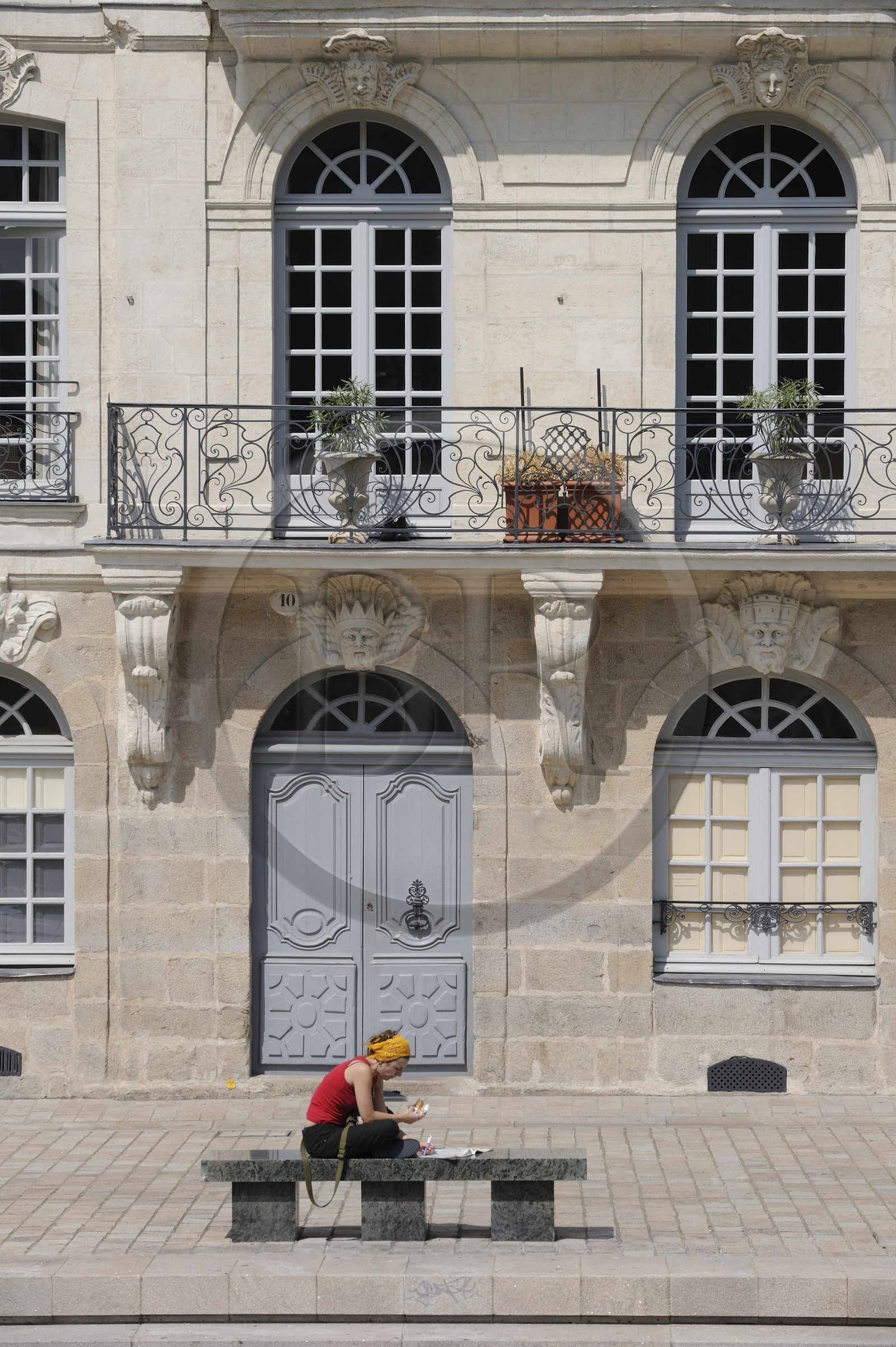 France, Loire-Atlantique (44), Nantes, maison d'armateur 10 quai Turenne sur l'ancienne Ile Feydeau