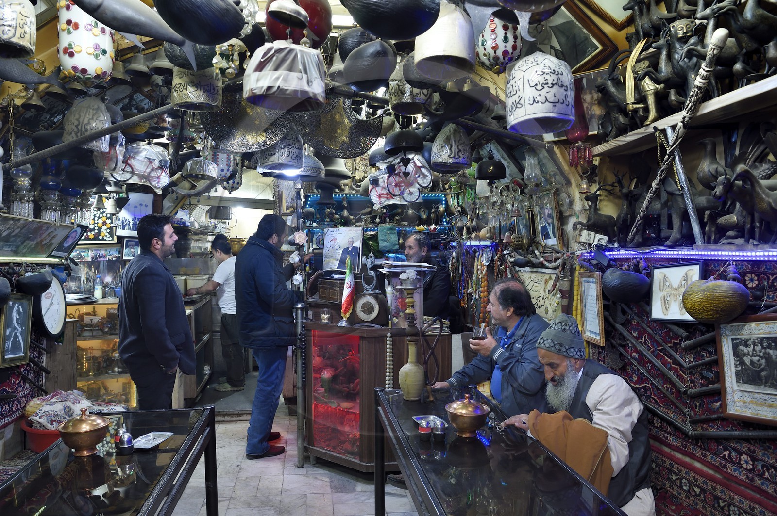 Iran, province d'Ispahan, Ispahan, la maison de thé et restaurant Chai Khaneh Azadegan