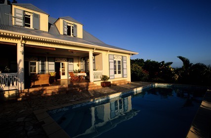 France, île de la Réunion, près de Saint-Pierre, grande Anse, la maison d'hôtes Veremer