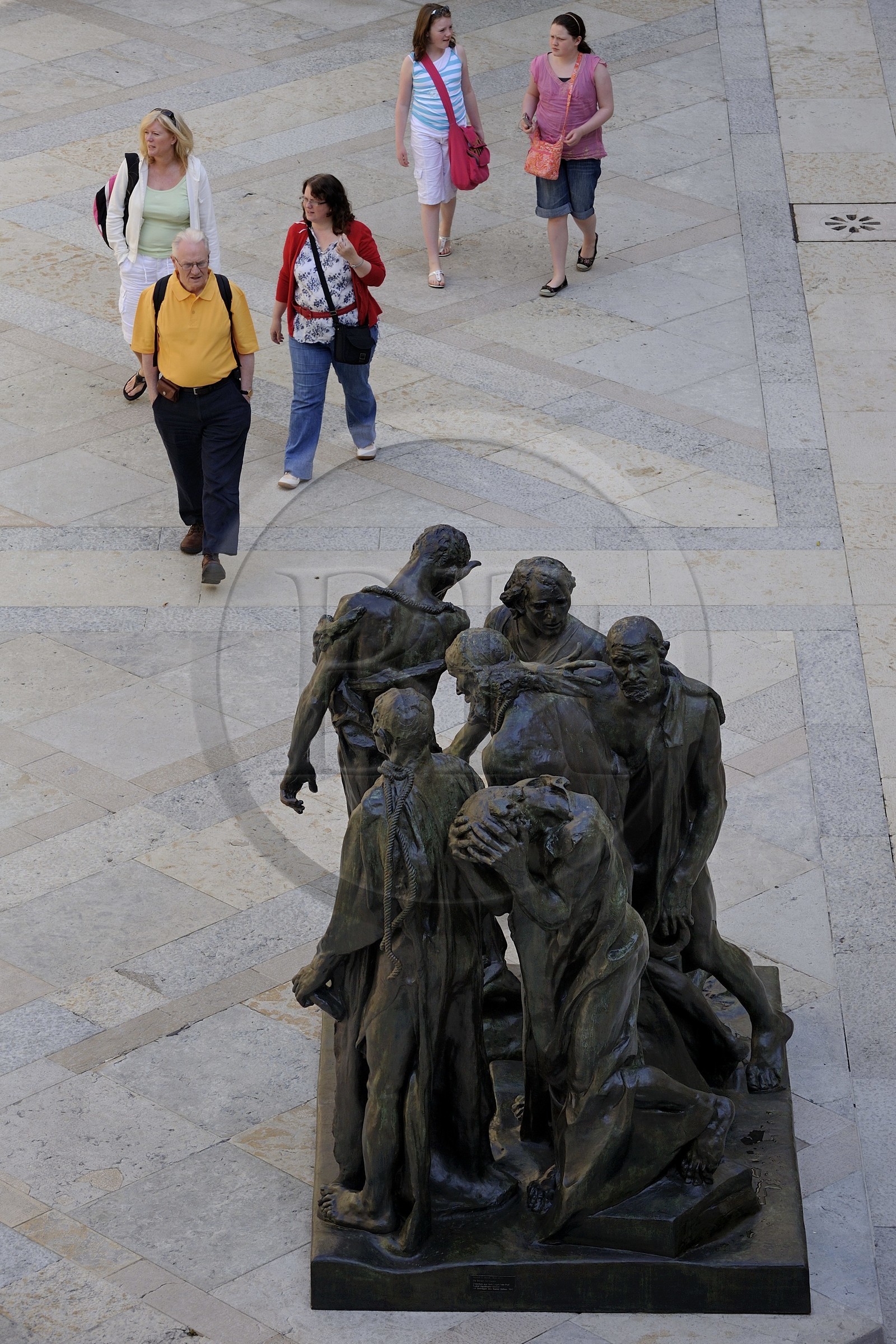 Suisse, Bâle, le musée des Beaux-Arts Kunstmuseum, les Bourgeois de Calais de Rodin