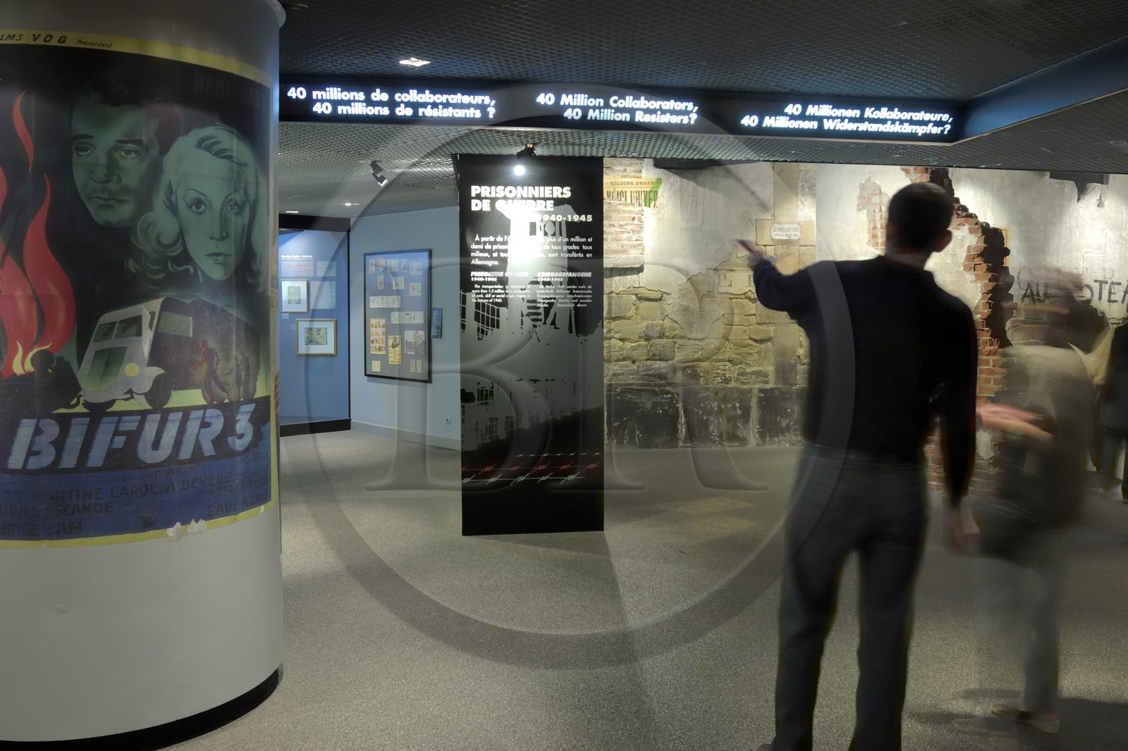France, Calvados (14), Caen, le Mémorial pour la Paix