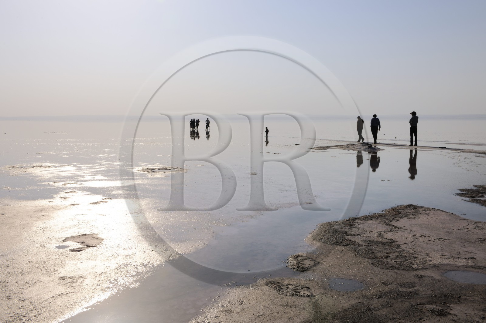 Turkey, Central Anatolia, Tuz Golu Lake, the second largest salted lake of Turkey
