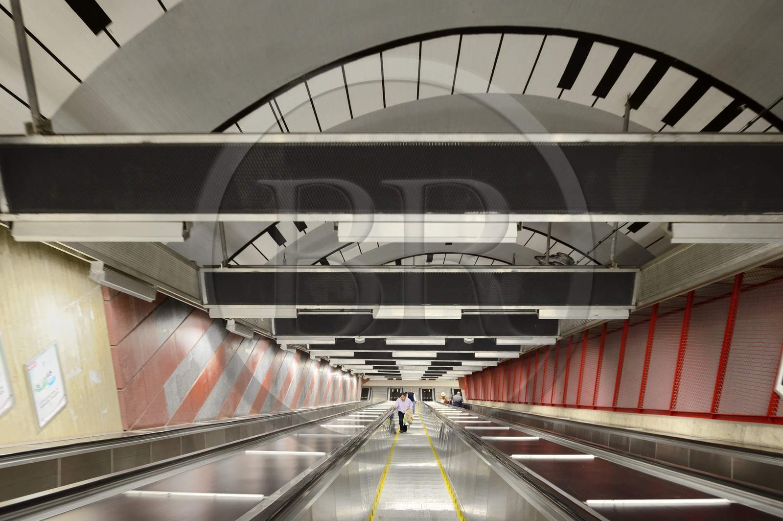 Sweden, Stockholm, metro station (Stockholms tunnelbana), many stations display works of art, subway station Kungstradgarden