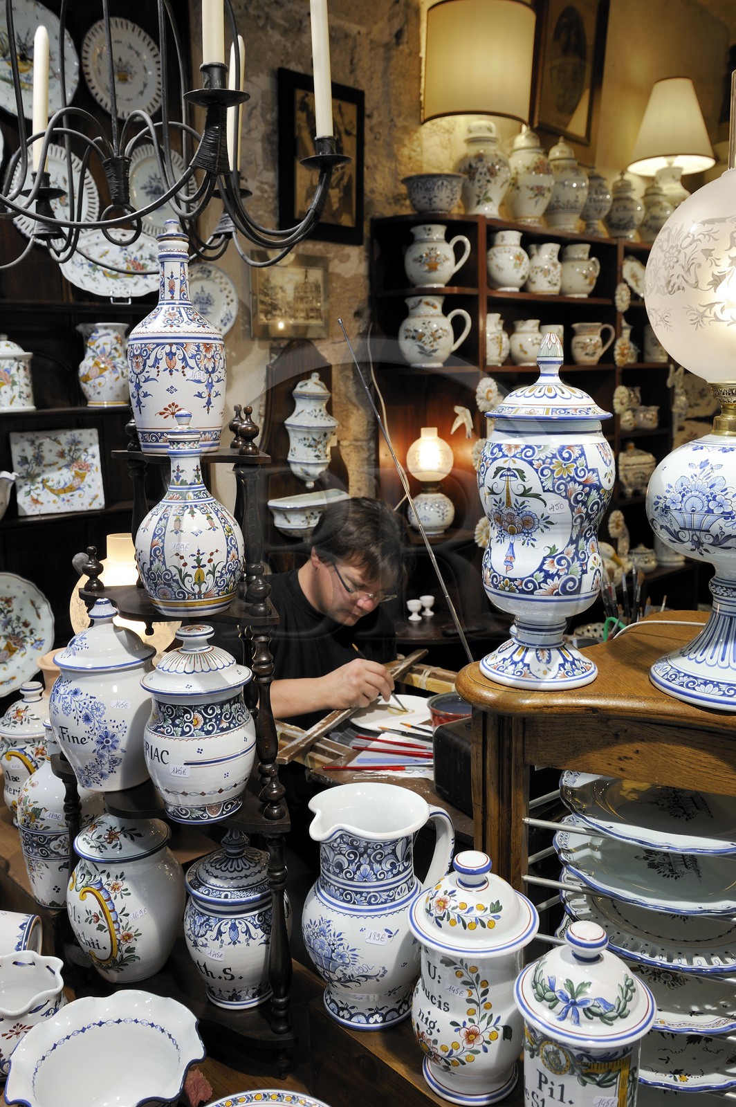 France, Seine Maritime, Rouen, the manufacturer the Faïences Saint Romain in the Saint-Romain street